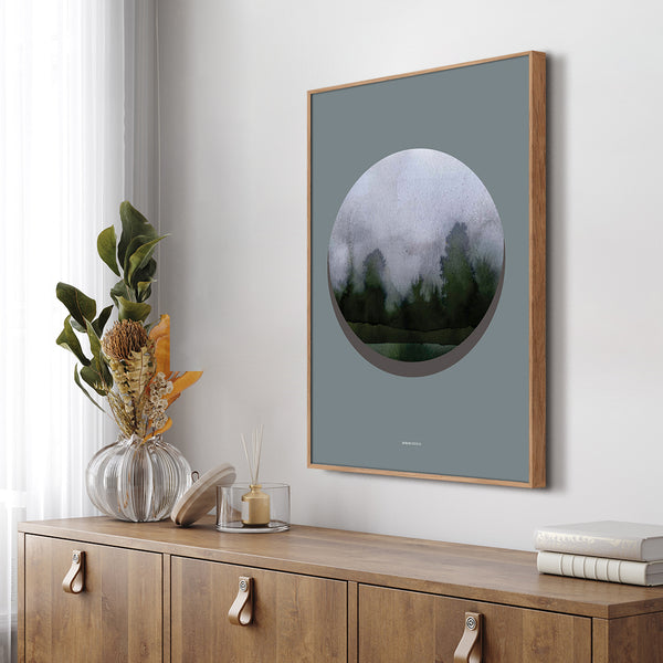 Water Circle | INDRAMMET BILLEDE Indrammet billede MF