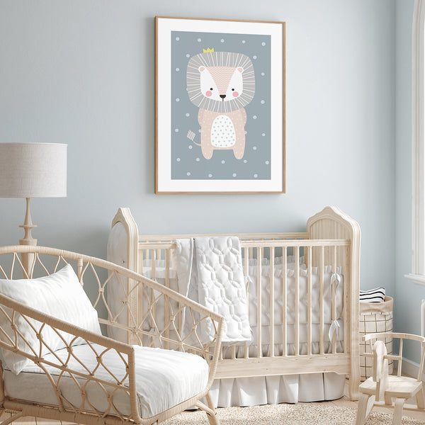 Happy Lion | INDRAMMET BILLEDE Indrammet billede MF
