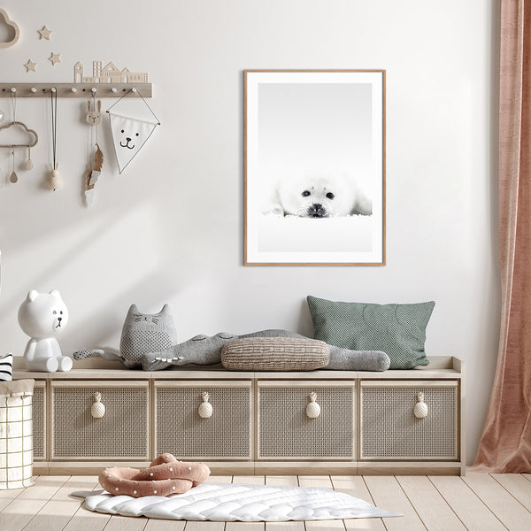 White Seal | INDRAMMET BILLEDE Indrammet billede MF