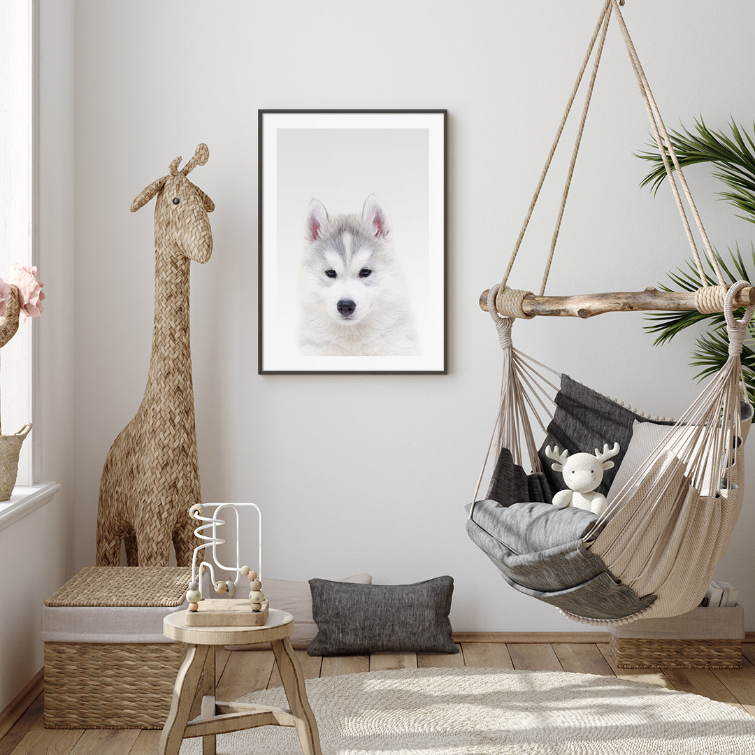 White Wolf | INDRAMMET BILLEDE Indrammet billede MF 30x40 Egeramme