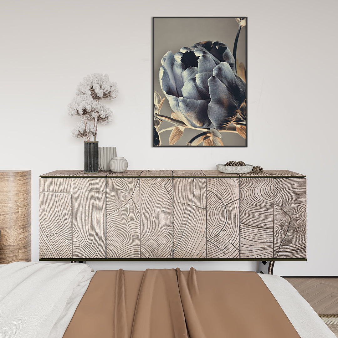 Baroque 3 | INDRAMMET BILLEDE Indrammet billede MF 30x40 Sort