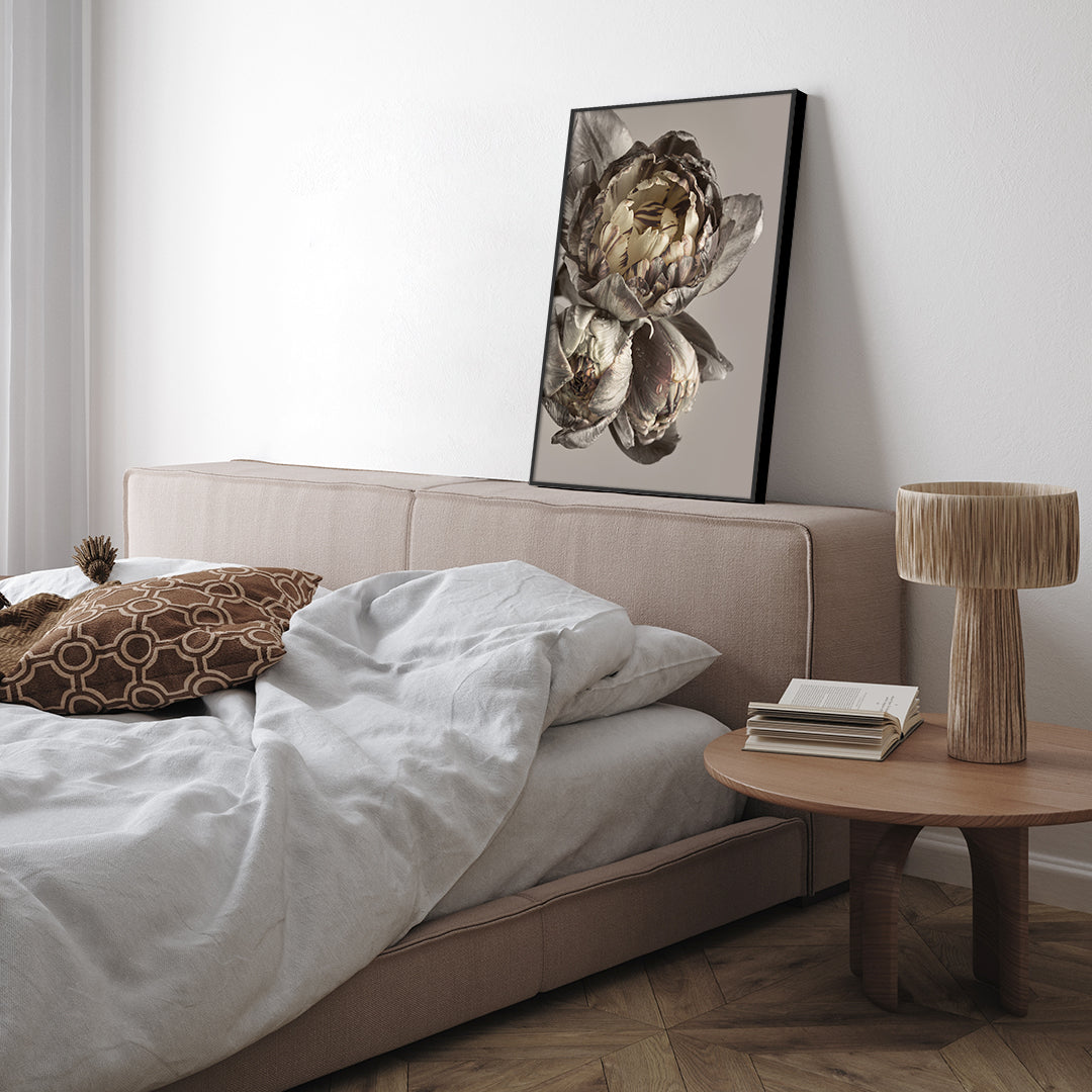 Baroque 4 | INDRAMMET BILLEDE Indrammet billede MF 30x40 Sort