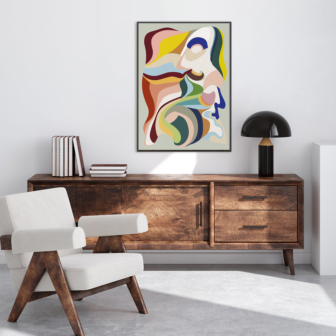 Born again 2 | INDRAMMET BILLEDE Indrammet billede MF 30x40 Egeramme