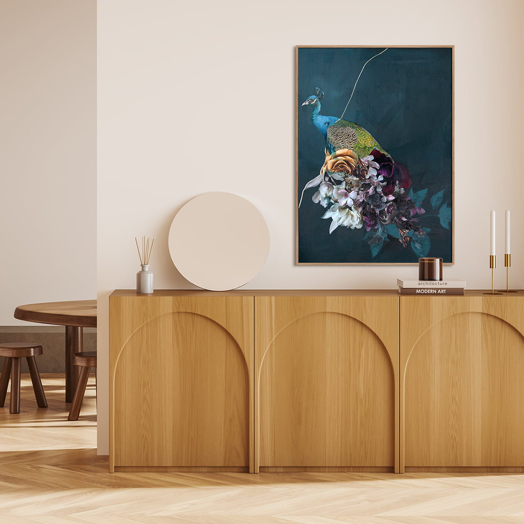 Haute couture 10 | INDRAMMET BILLEDE Indrammet billede MF 30x40 Sort