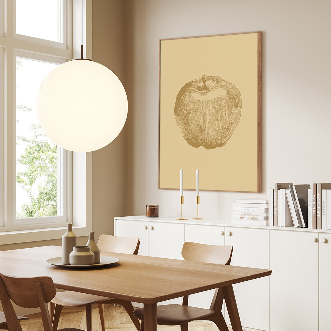 Botanica-4 | INDRAMMET BILLEDE Indrammet billede MF 30x40 Sort