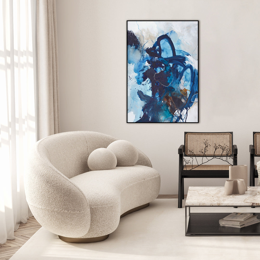 Blue one | INDRAMMET BILLEDE Indrammet billede MF