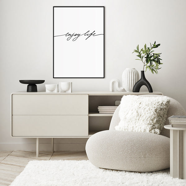 Enjoy life | INDRAMMET BILLEDE Indrammet billede MF