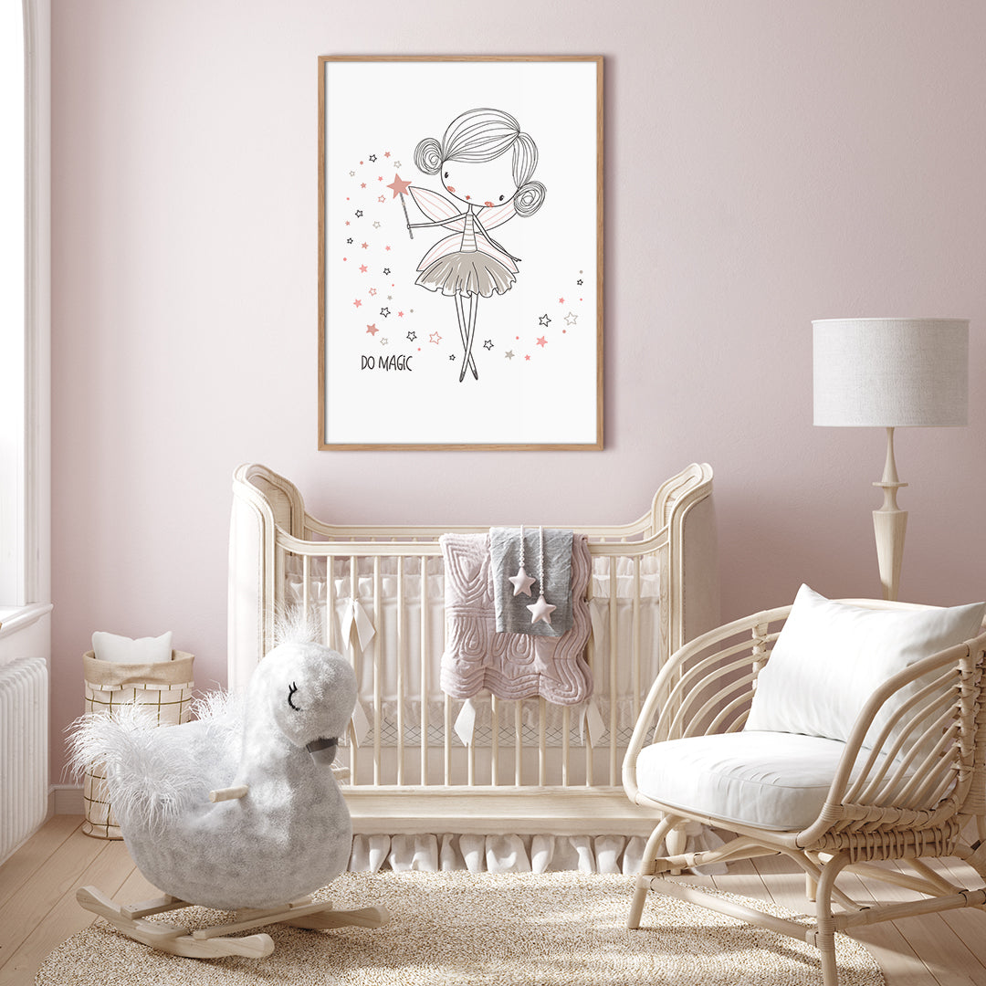 Fairy 3 | INDRAMMET BILLEDE Indrammet billede MF 30x40 Egeramme