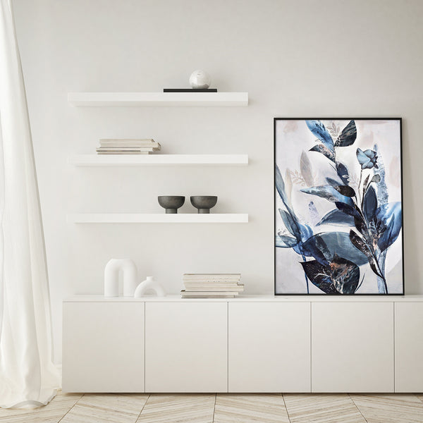 Blue Leaves | INDRAMMET BILLEDE Indrammet billede MF