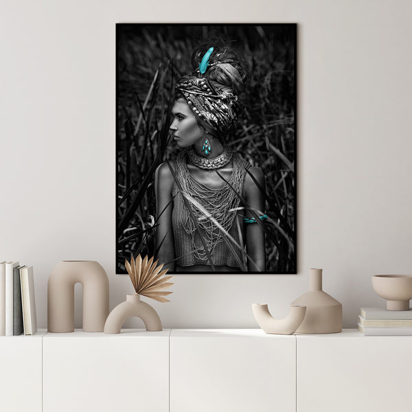 In the Bush blue | INDRAMMET BILLEDE Indrammet billede MF