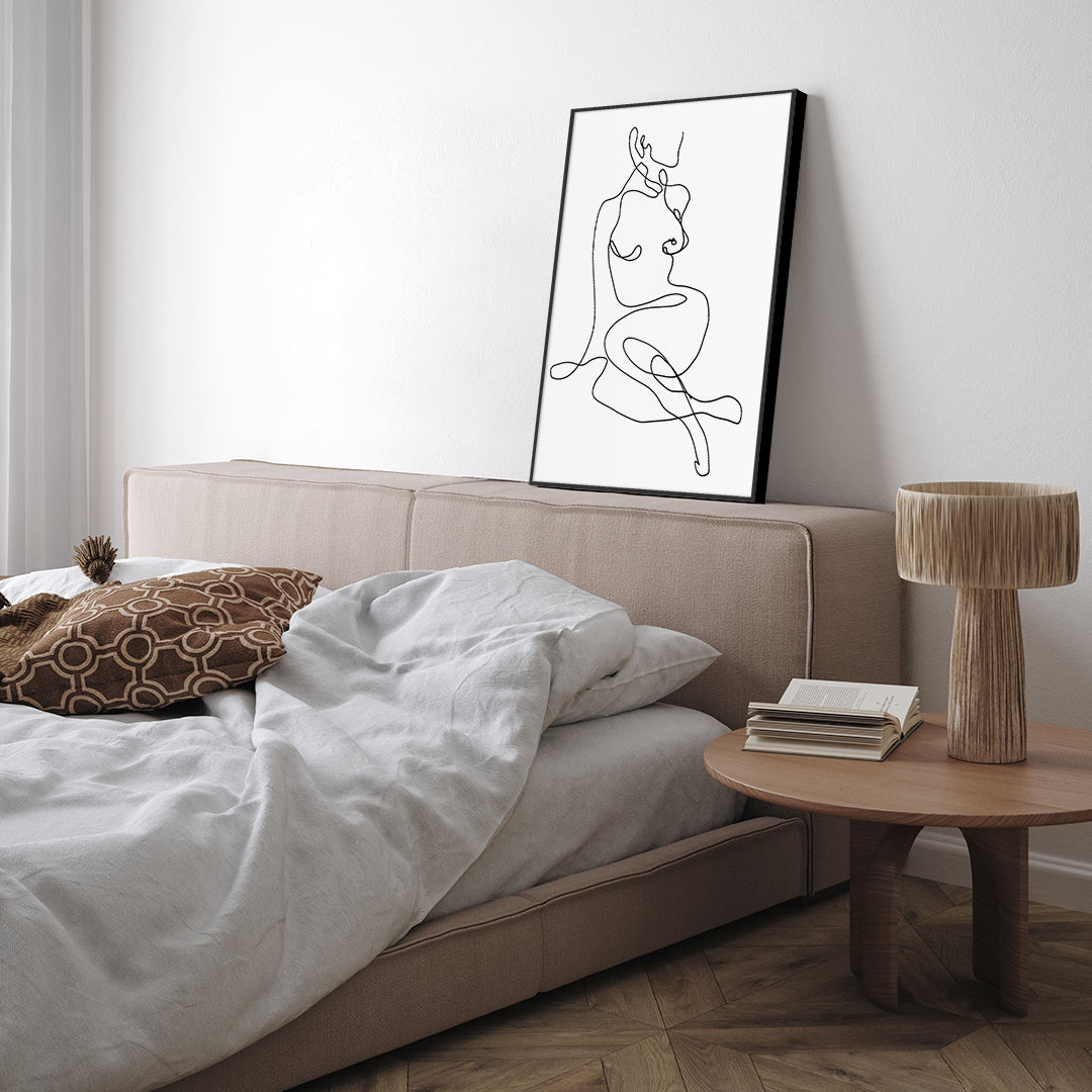 Body line 1 | INDRAMMET BILLEDE Indrammet billede MF 30x40 Sort