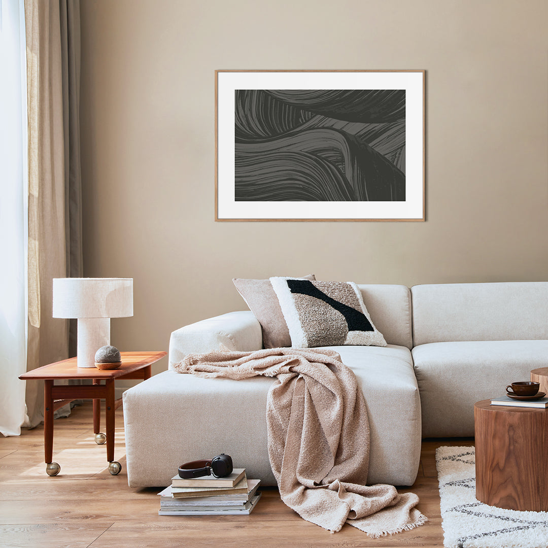 Brushed 1 | INDRAMMET BILLEDE Indrammet billede MF
