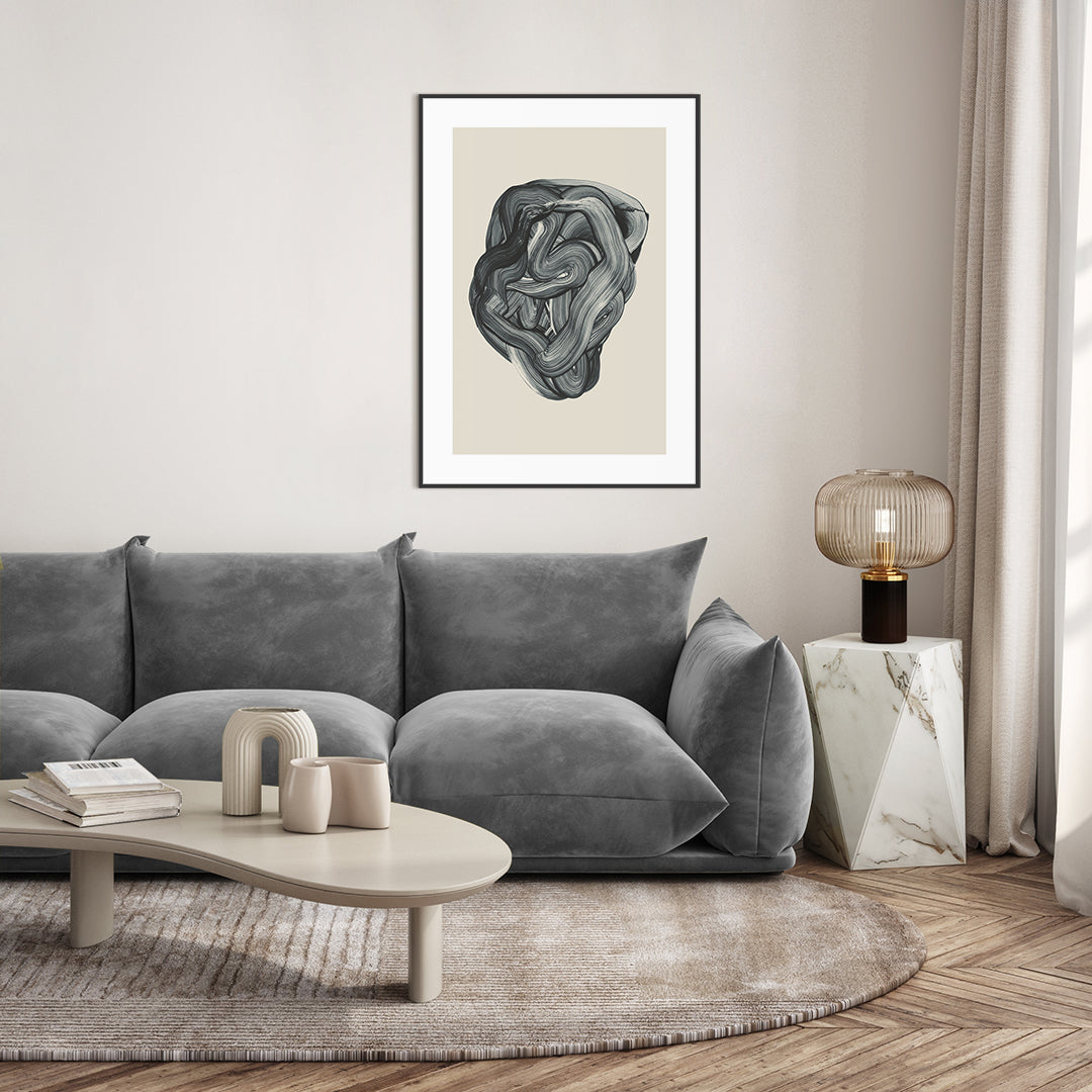 Brushed 3 | INDRAMMET BILLEDE Indrammet billede MF