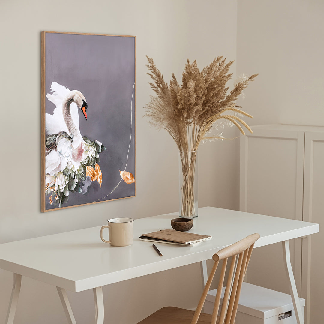 Swan Gold 2 | INDRAMMET BILLEDE Indrammet billede MF