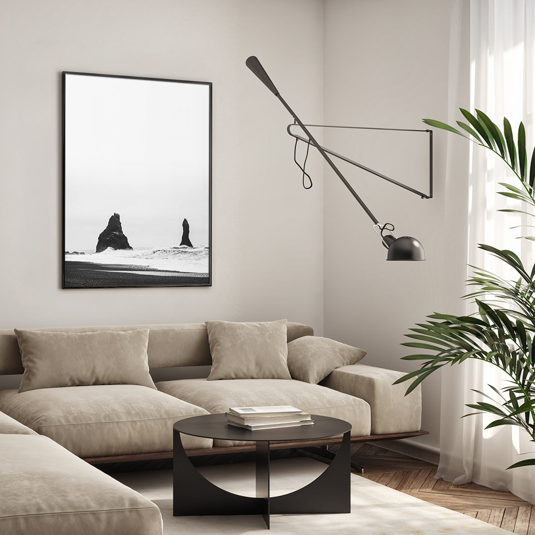 Mystic scenery 1 | INDRAMMET BILLEDE Indrammet billede MF 30x40 Sort