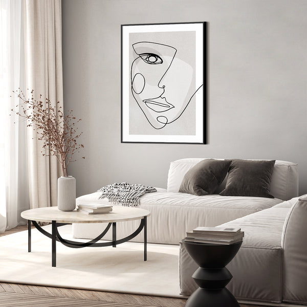 Face Line 4 | INDRAMMET BILLEDE Indrammet billede MF