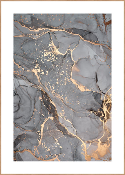 Elements 4 | INDRAMMET BILLEDE Indrammet billede MF 30x40 Egeramme