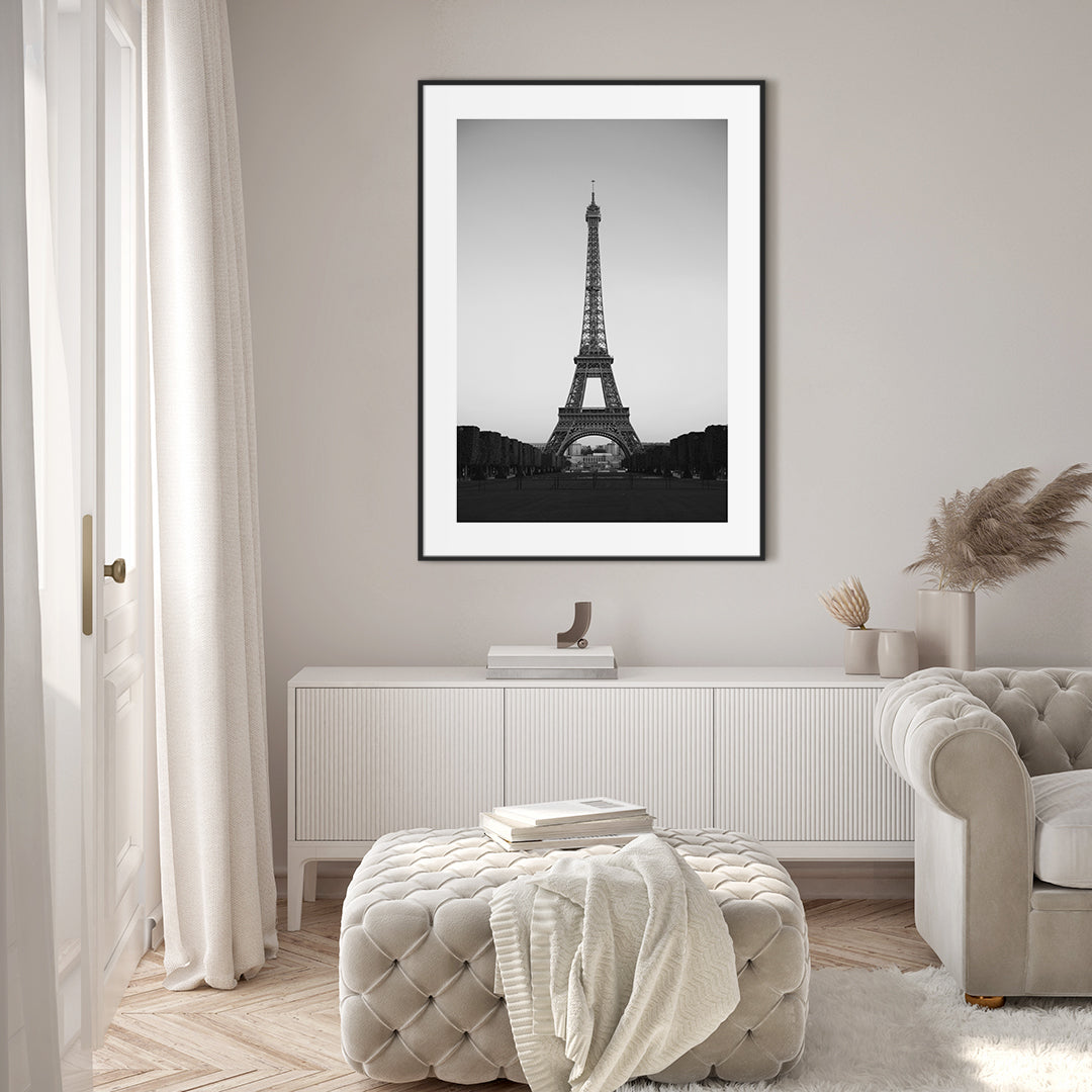 Paris | INDRAMMET BILLEDE Indrammet billede MF 30x40 Sort