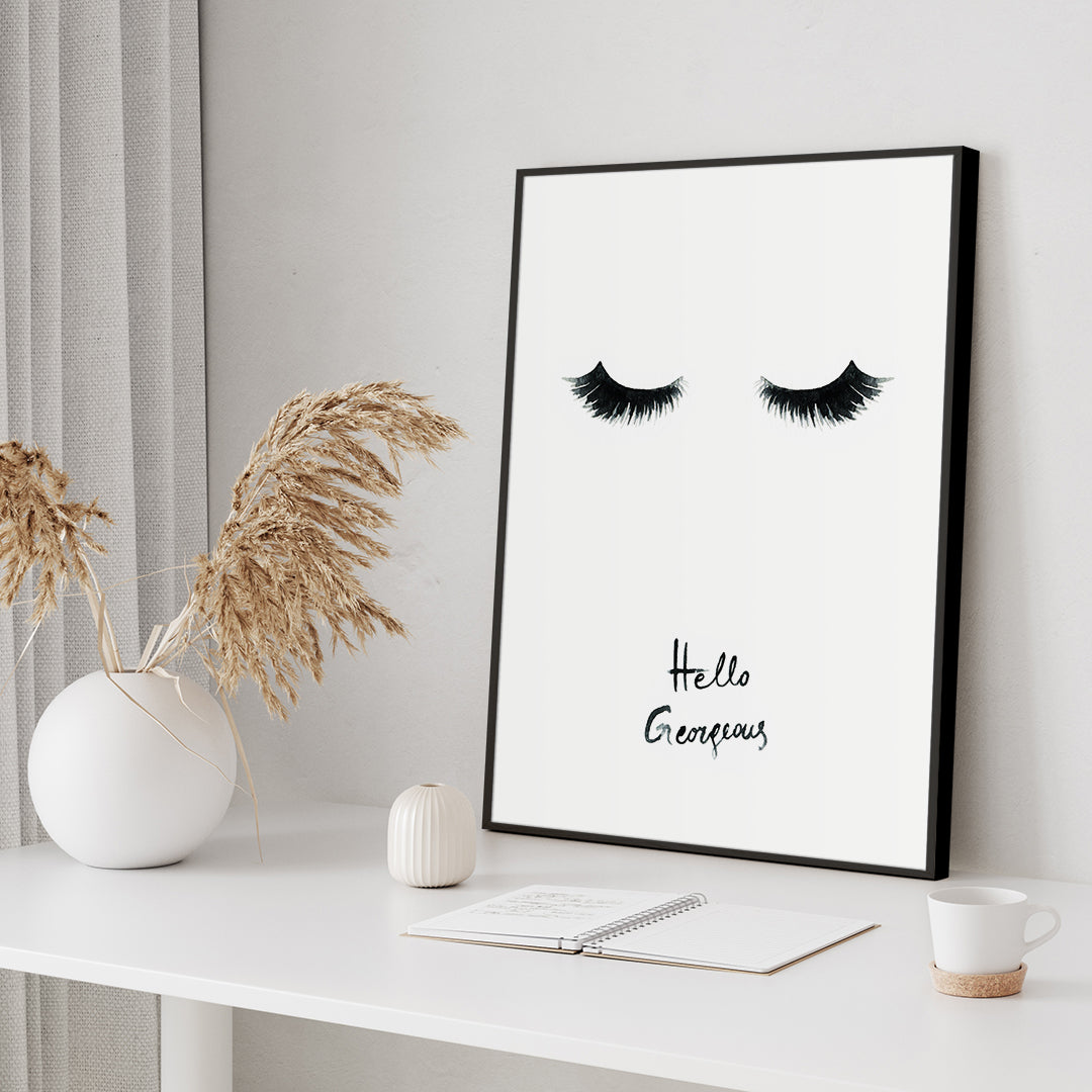 Couture 8 | INDRAMMET BILLEDE Indrammet billede MF 30x40 Sort