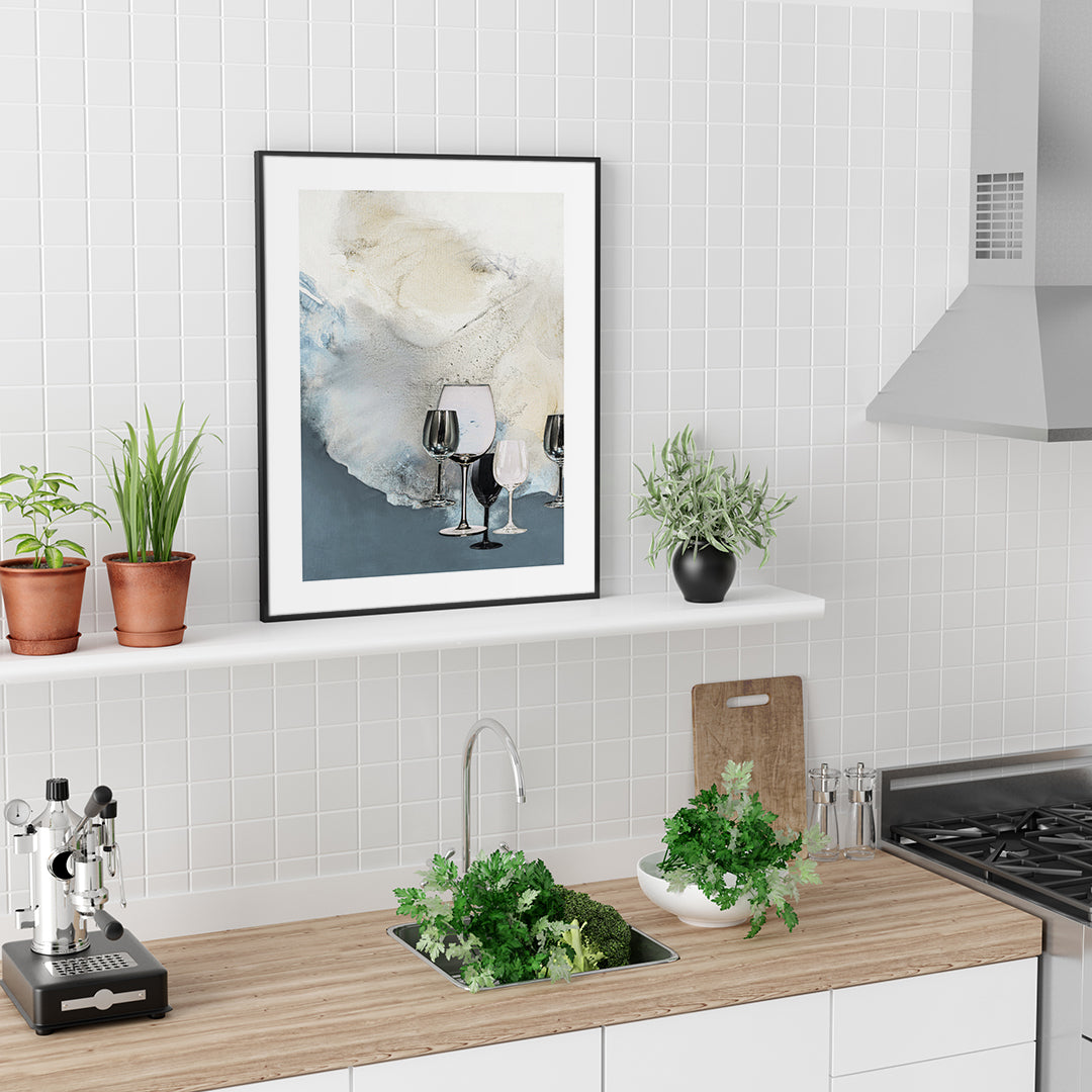 The Art of taste 1 | INDRAMMET BILLEDE Indrammet billede MF 30x40 Egeramme