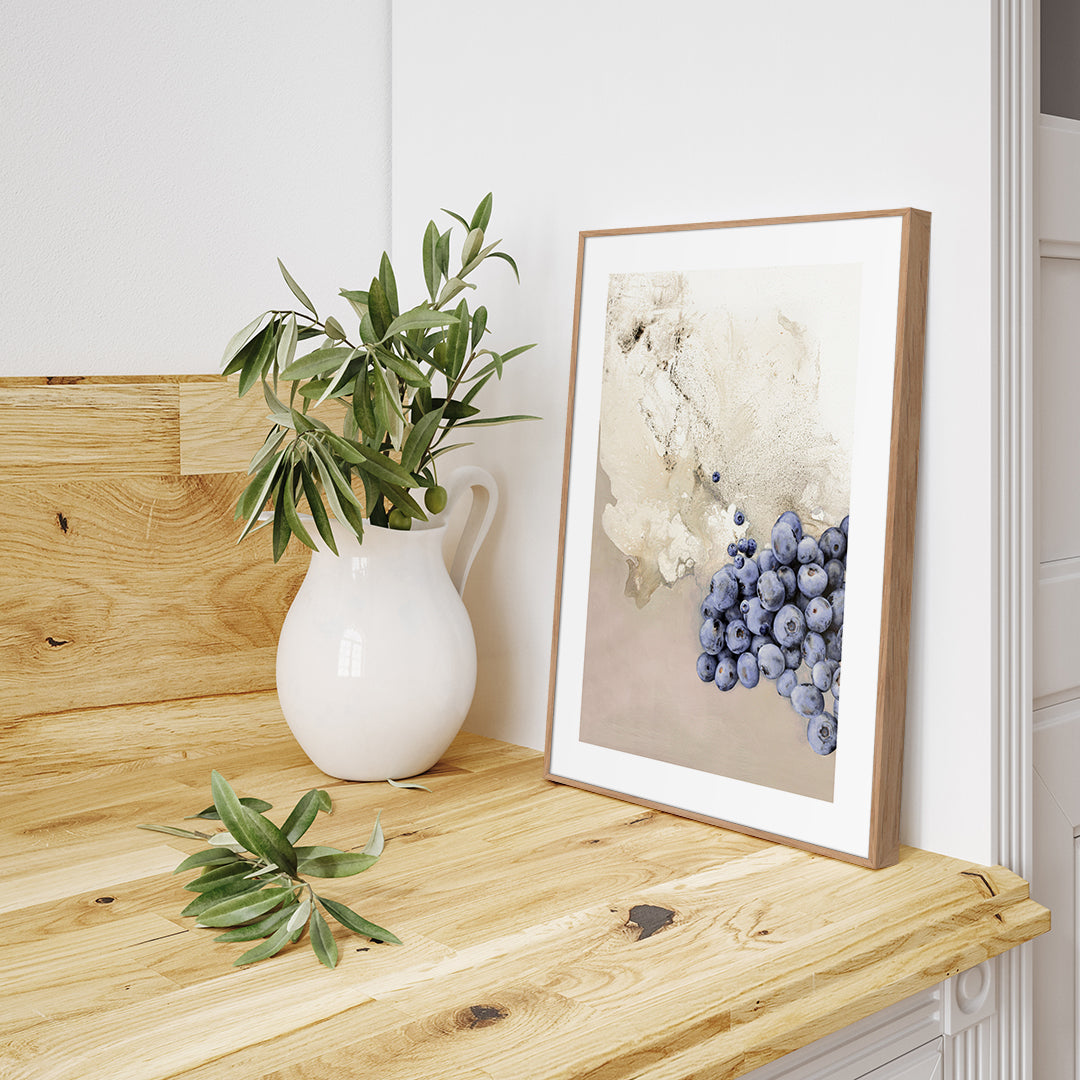 The Art of taste 6 | INDRAMMET BILLEDE Indrammet billede MF 30x40 Egeramme