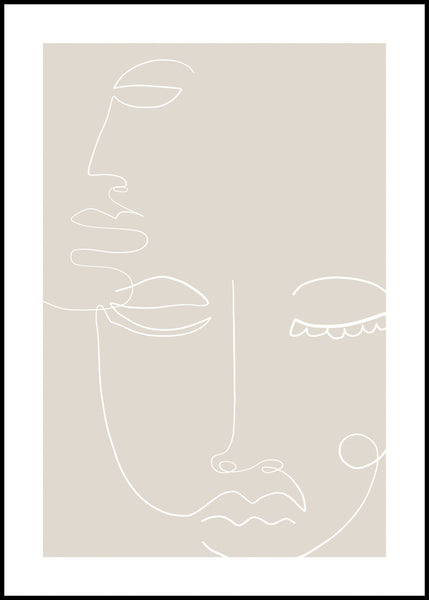 Moments 1 | INDRAMMET BILLEDE Indrammet billede MF 30x40 Sort