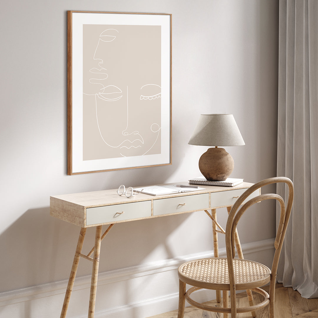 Moments 1 | INDRAMMET BILLEDE Indrammet billede MF 30x40 Egeramme