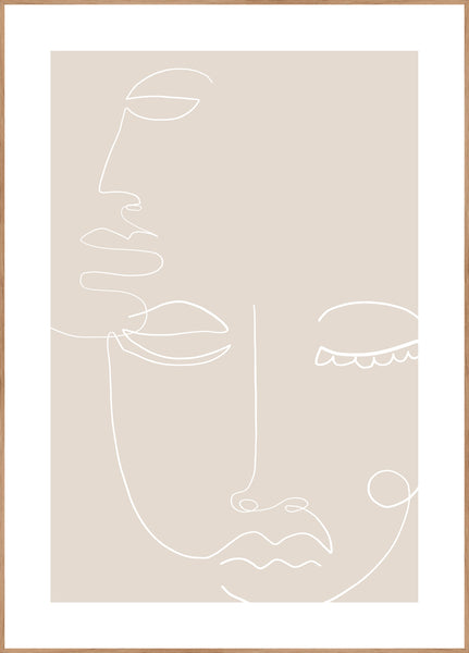 Moments 1 | INDRAMMET BILLEDE Indrammet billede MF 30x40 Egeramme