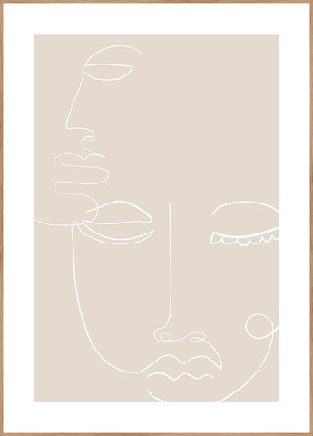 Moments 1 | INDRAMMET BILLEDE Indrammet billede MF 30x40 Egeramme