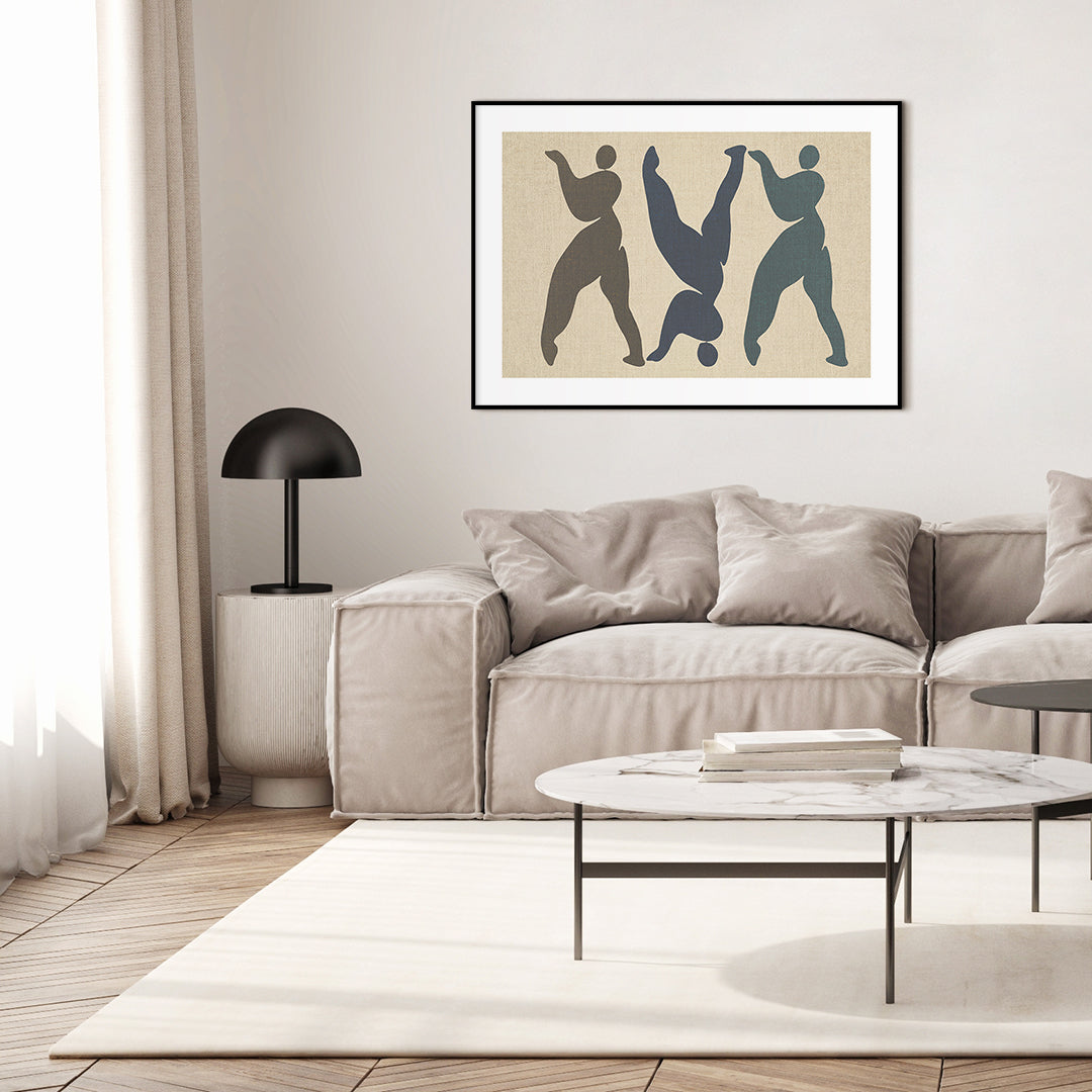 Artefact | INDRAMMET BILLEDE Indrammet billede MF 30x40 Sort