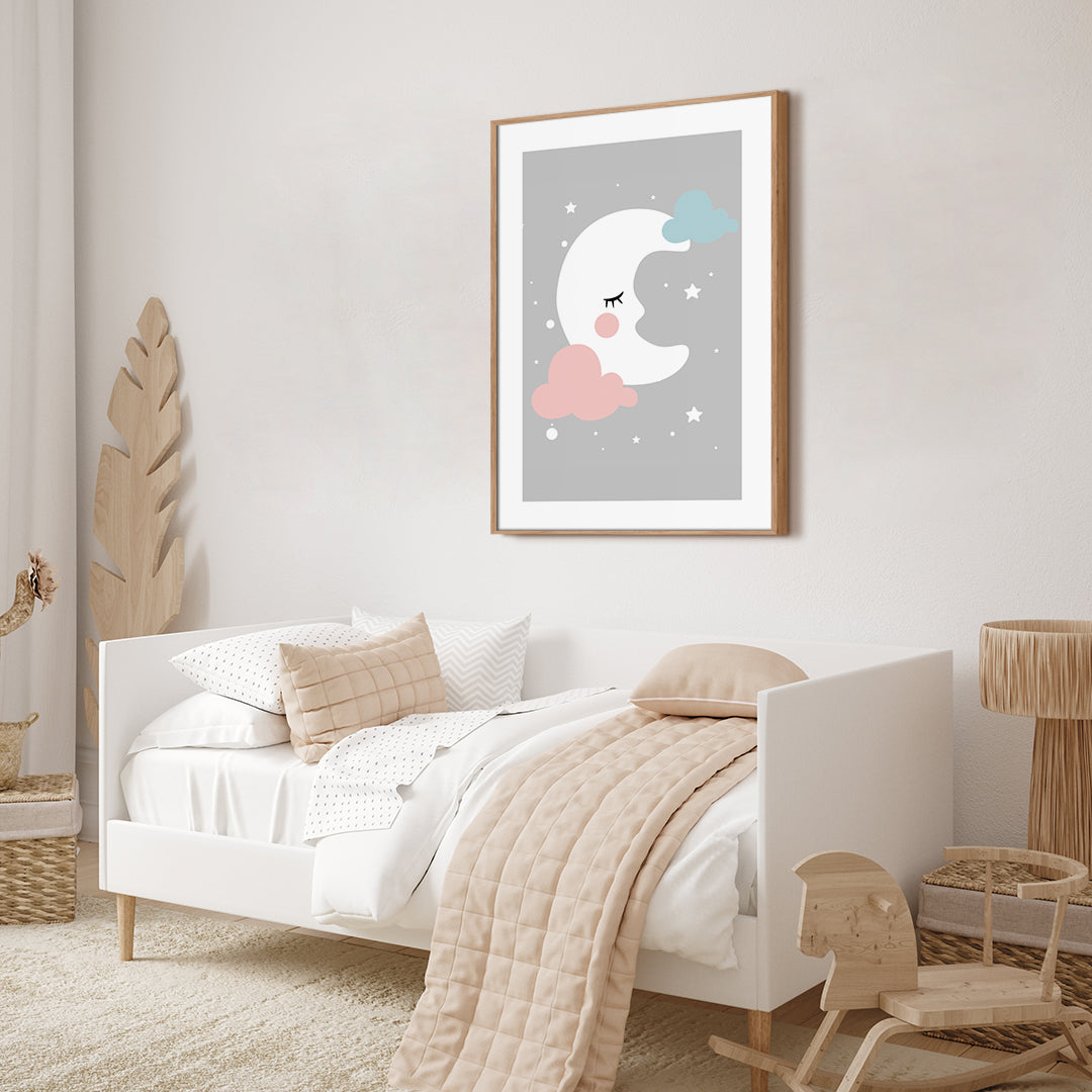 Sleeping | INDRAMMET BILLEDE Indrammet billede MF 30x40 Egeramme