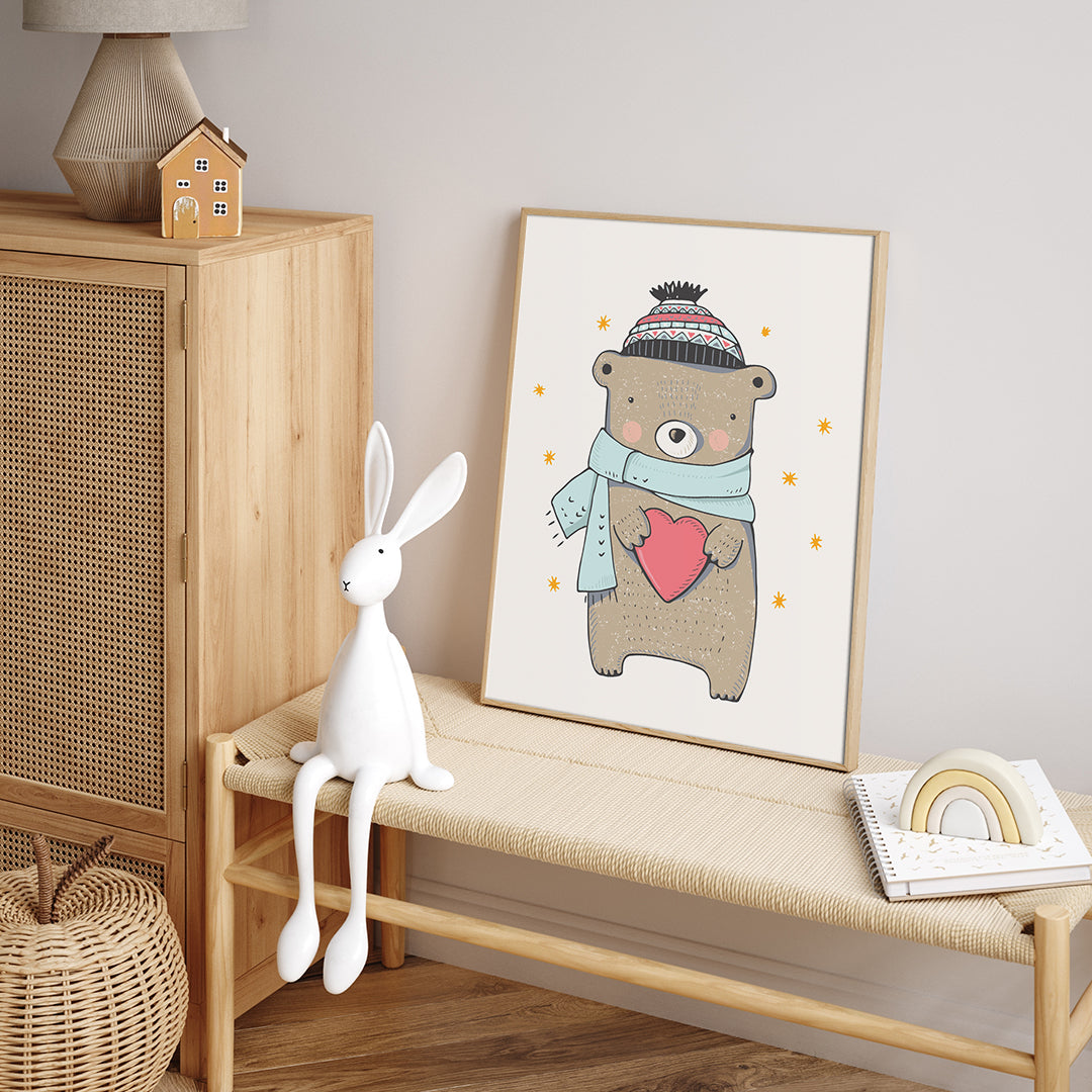 Cute | INDRAMMET BILLEDE Indrammet billede MF 30x40 Egeramme