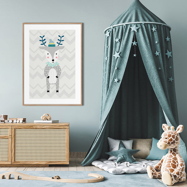 Nordic Deer | INDRAMMET BILLEDE Indrammet billede MF