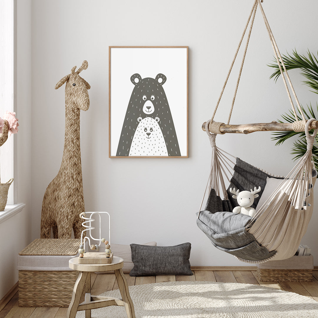 Safest place | INDRAMMET BILLEDE Indrammet billede MF 30x40 Egeramme