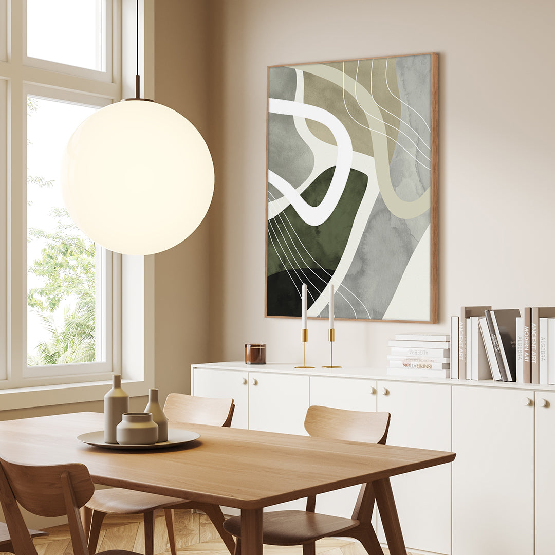 Acrobat 1 | INDRAMMET BILLEDE Indrammet billede MF 30x40 Egeramme
