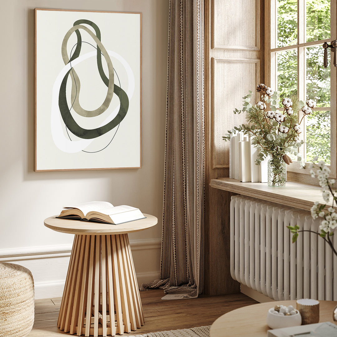 Acrobat 2 | INDRAMMET BILLEDE Indrammet billede MF 30x40 Egeramme