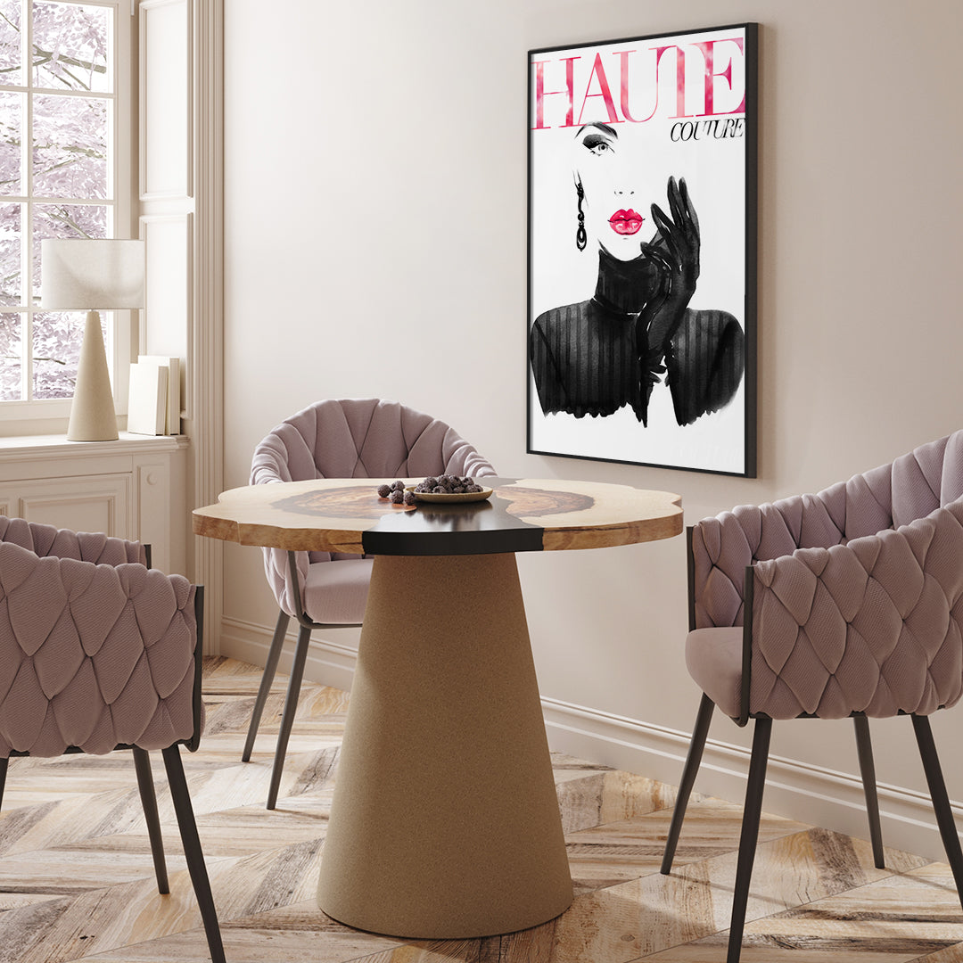 Couture 10 | INDRAMMET BILLEDE Indrammet billede MF 30x40 Sort