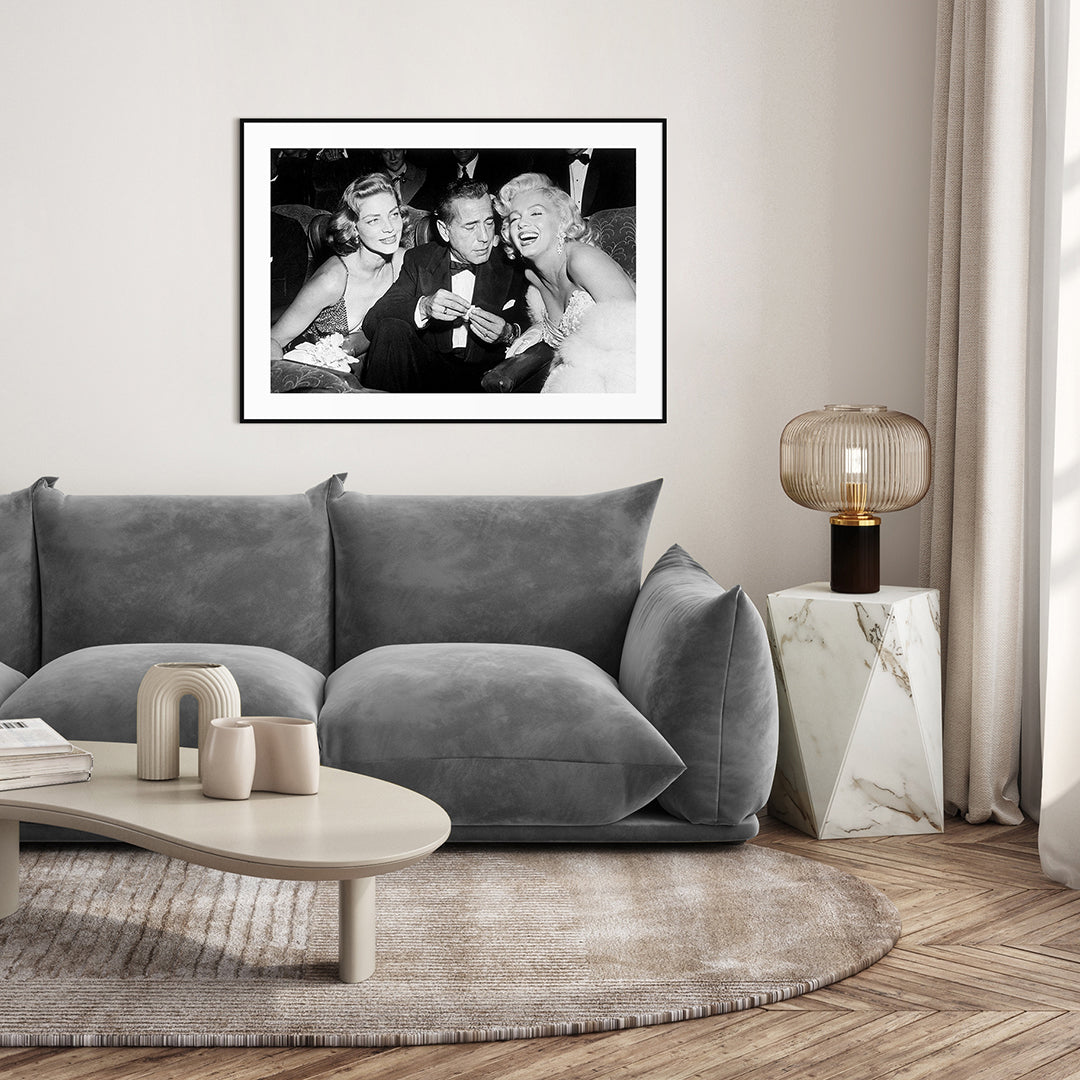 Hollywood | INDRAMMET BILLEDE Indrammet billede MF 30x40 Sort