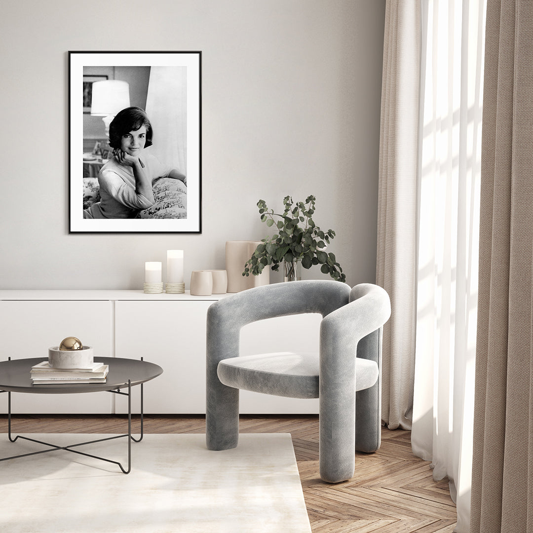 Jackie | INDRAMMET BILLEDE Indrammet billede MF 30x40 Sort
