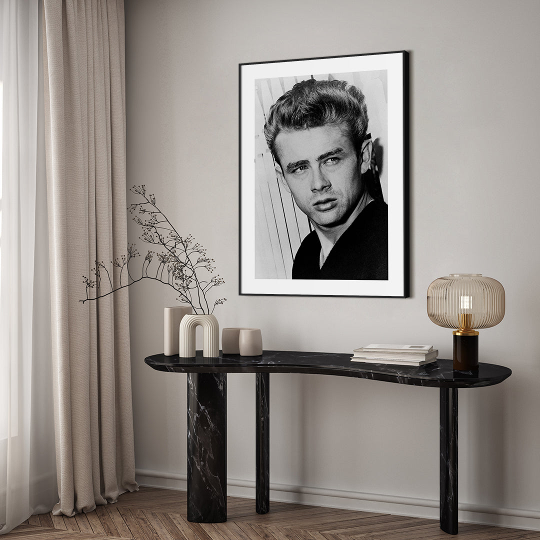 James Dean 4 | INDRAMMET BILLEDE Indrammet billede MF 30x40 Sort