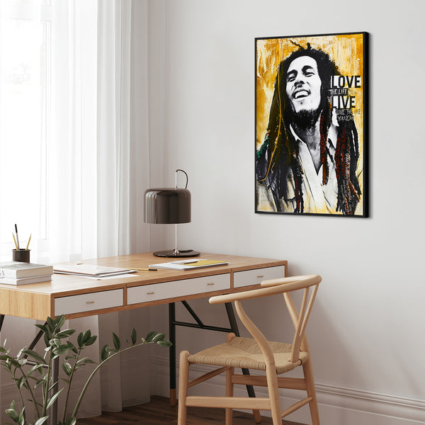 Marley by artist | INDRAMMET BILLEDE Indrammet billede MF