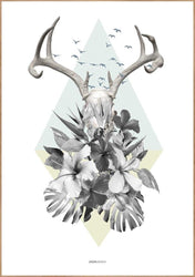 Tropic Deer 2 | INDRAMMET BILLEDE Indrammet billede MF