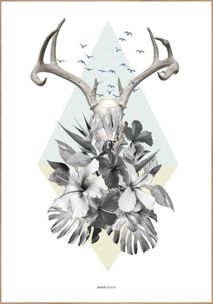 Tropic Deer 2 | INDRAMMET BILLEDE Indrammet billede MF