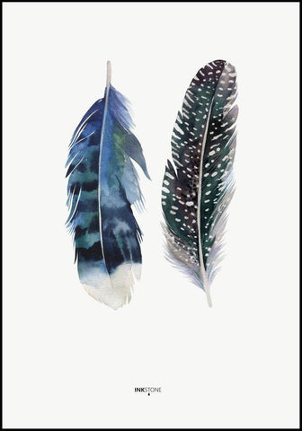 Indian Feather | INDRAMMET BILLEDE Indrammet billede MF