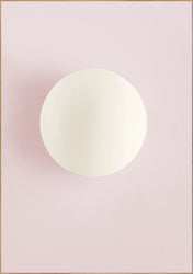 White circle pink | INDRAMMET BILLEDE Indrammet billede MF