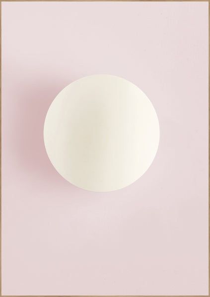 White circle pink | INDRAMMET BILLEDE Indrammet billede MF