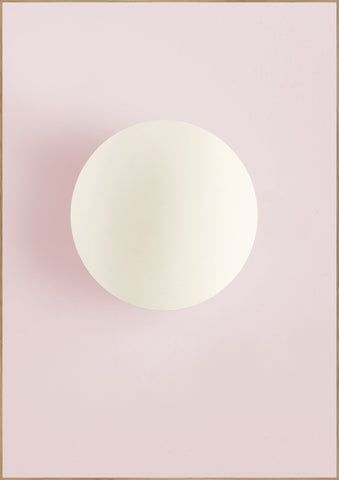 White circle pink | INDRAMMET BILLEDE Indrammet billede MF