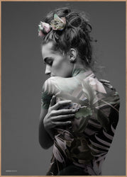 Jungle fashion 1 | INDRAMMET BILLEDE Indrammet billede MF 30x40 Egeramme