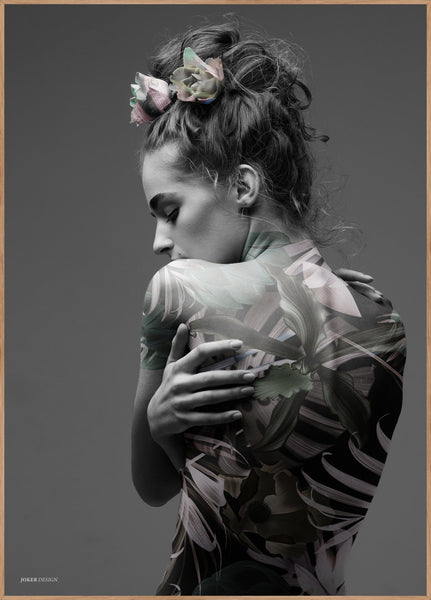 Jungle fashion 1 | INDRAMMET BILLEDE Indrammet billede MF 30x40 Egeramme