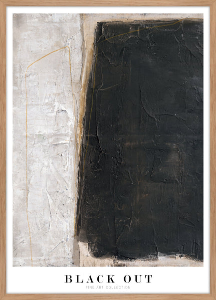 Black out | KUNSTTRYK Kunsttryk ART COPENHAGEN 50x70 Egeramme